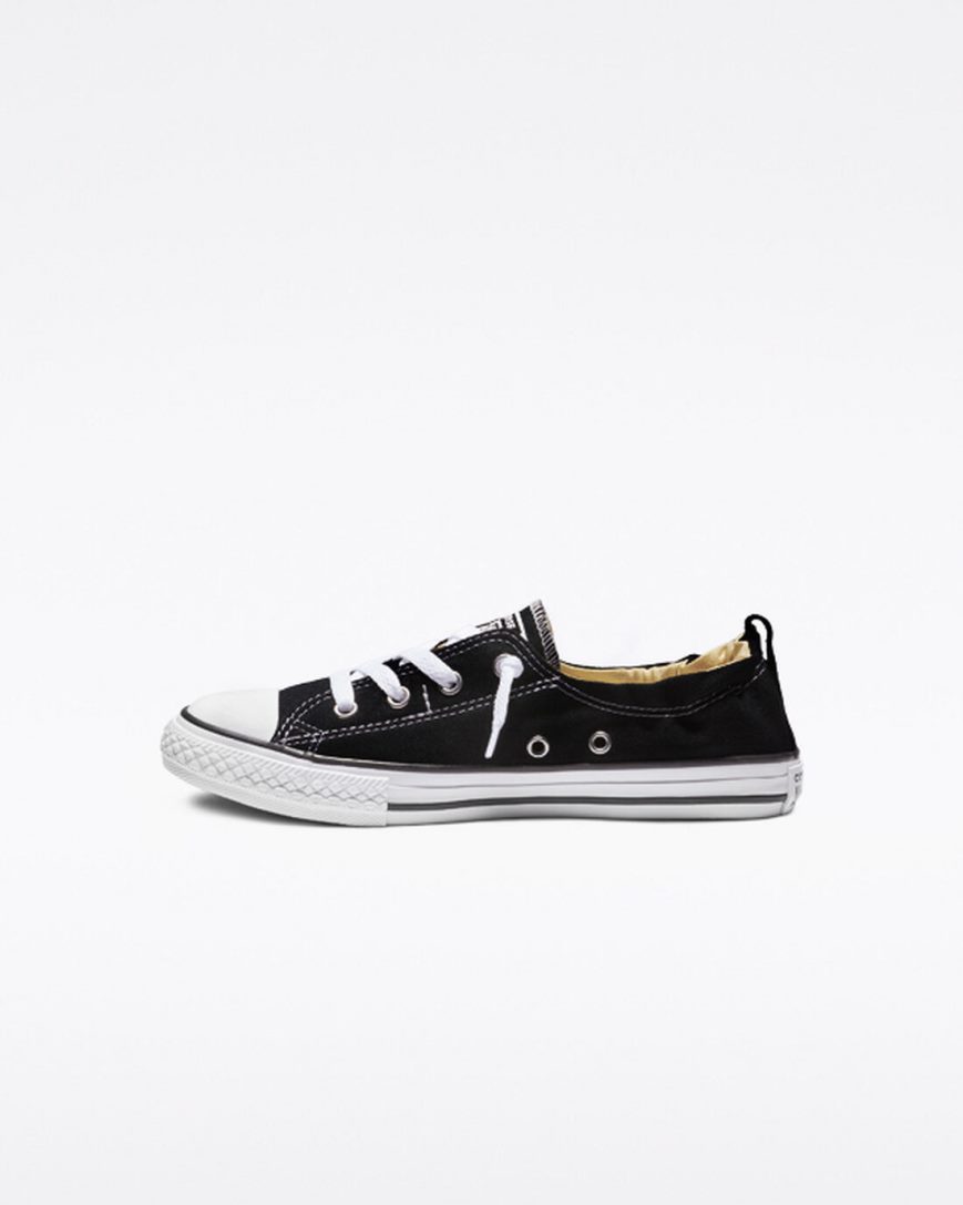 Dívčí Boty Slip On Converse Chuck Taylor All Star Shoreline Černé | CZ PRZM87